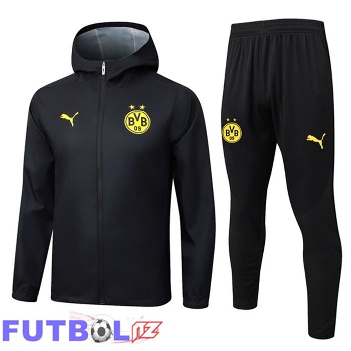 Chandal Futbol - Rompevientos Dortmund BVB Negro 2025/2026