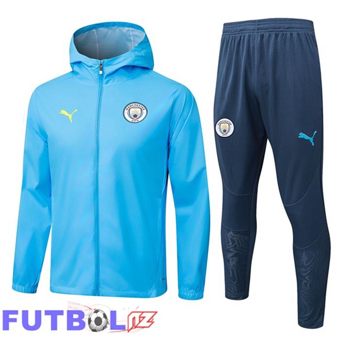 Chandal Futbol - Rompevientos Manchester City Azul 2025/2026