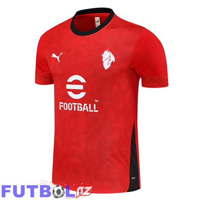 Camiseta Entrenamiento AC Milan Rojo 2025/2026