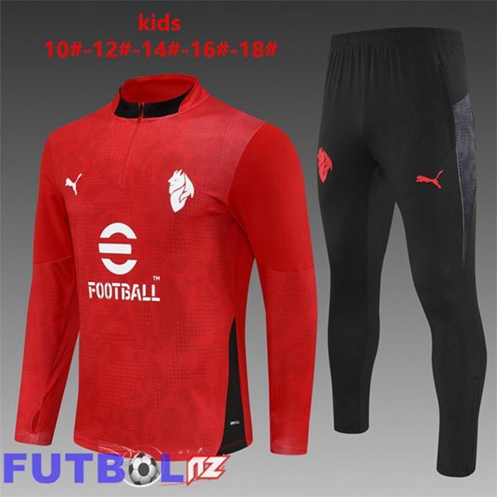 Chandal Equipos De Futbol AC Milan Ninos Rojo 2025/2026