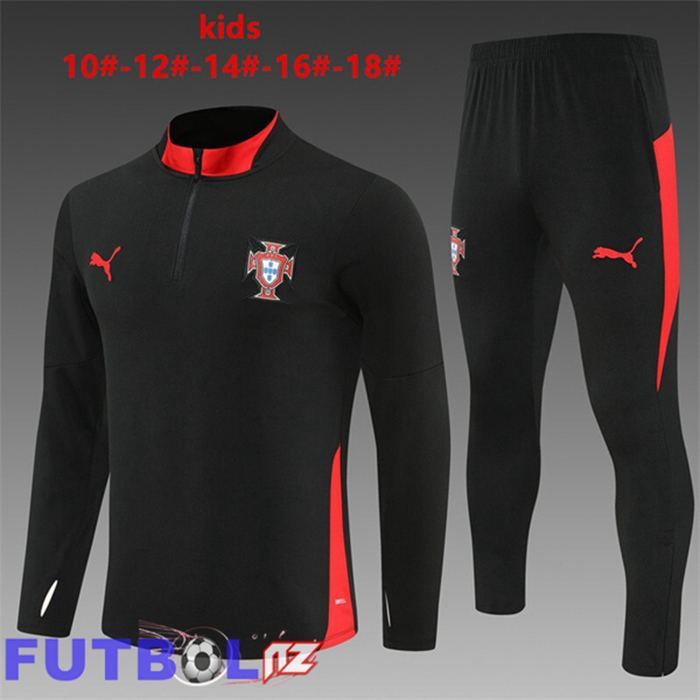 Chandal Equipos De Futbol Portugal Ninos Negro 2025/2026