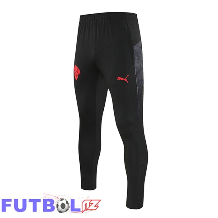 Pantalon Entrenamiento AC Milan Negro 2025/2026