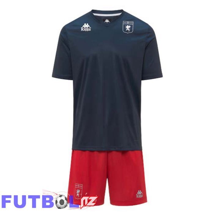 Camisetas De Futbol Genoa CFC Ninos Tercera Azul Real 2025/2026