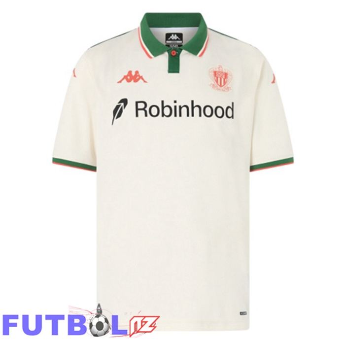 Camisetas De Futbol OGC Nice Segunda Blanco 2025/2026