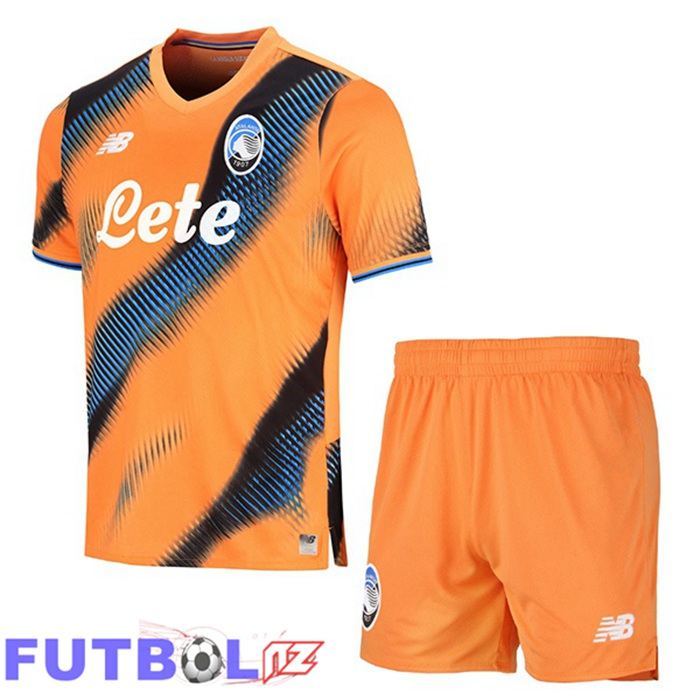Camisetas De Futbol Atalanta Ninos Tercera Naranja 2025/2026 Camisetas De Futbol Atalanta Ninos Tercera Naranja 2025/2026