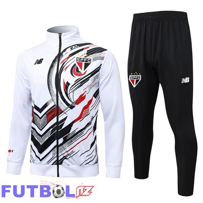Chandal Equipos De Futbol - Chaqueta Sao Paulo FC Blanco 2025/2026