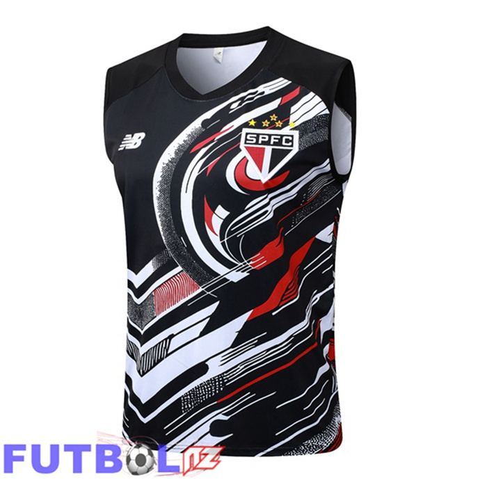 Chalecos De Futbol Sao Paulo FC Negro 2025/2026