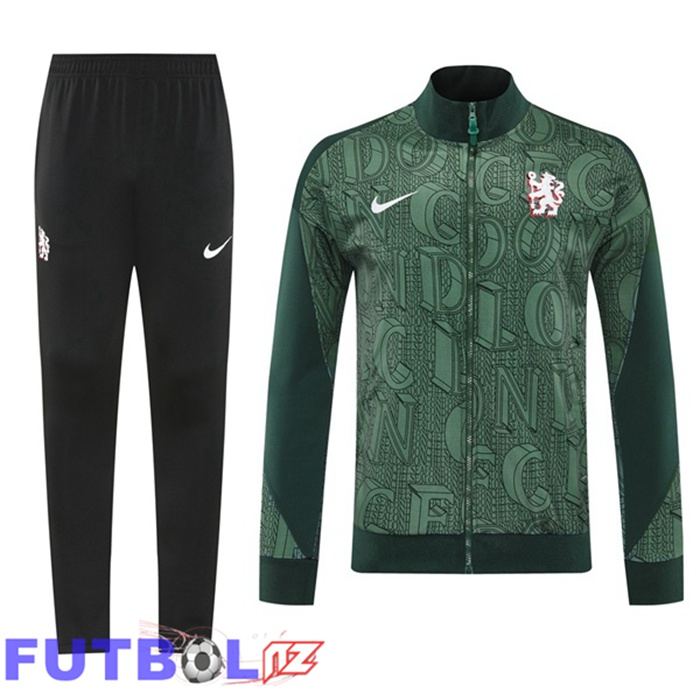 Chandal Equipos De Futbol - Chaqueta FC Chelsea Verde 2025/2026