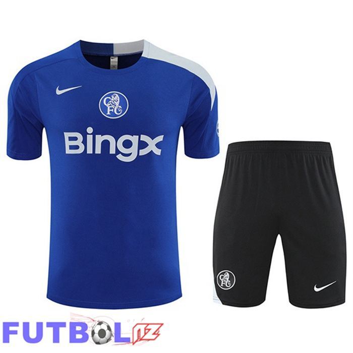Camiseta Entrenamiento FC Chelsea + Cortos Azul 2025/2026