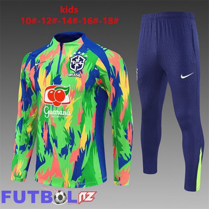 Chandal Equipos De Futbol Brasil Ninos Verde 2025/2026
