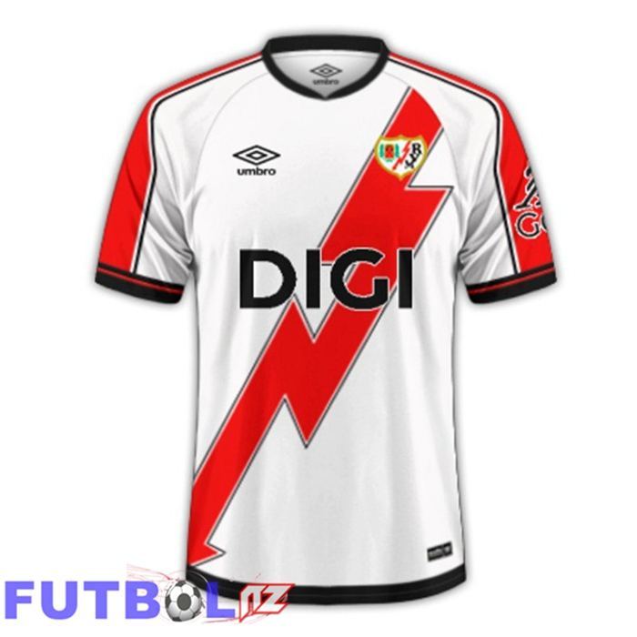 Camisetas De Futbol Rayo Vallecano Primera Rojo Blanco 2025/2026