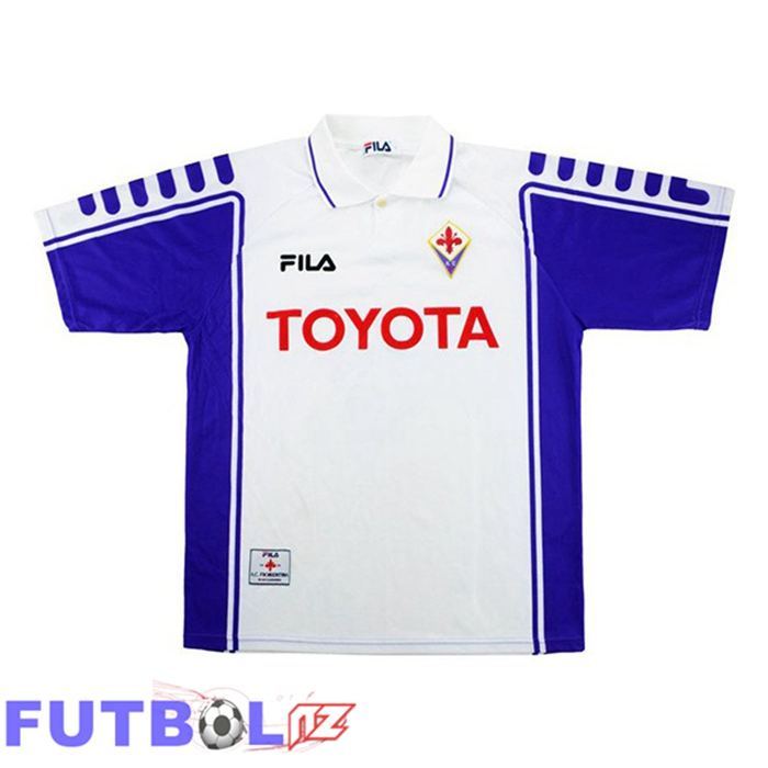 Camisetas De Futbol ACF Fiorentina Retro Segunda Blanco 1999-2000