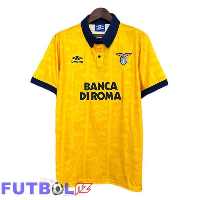 Camisetas De Futbol SS Lazio Retro Segunda Amarillo 1992-1993