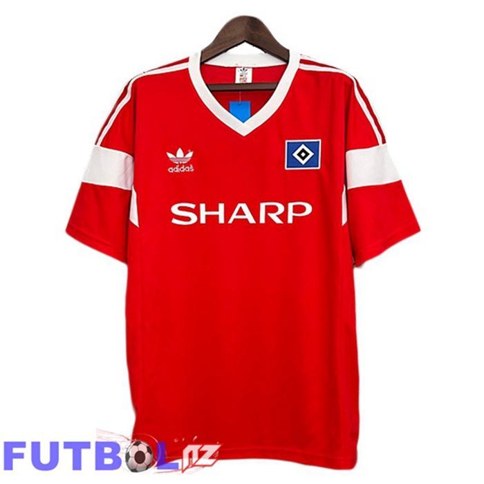 Camisetas De Futbol Hamburger SV Retro Segunda Rojo 1988-1989