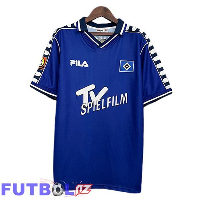 Camisetas De Futbol Hamburger SV Retro Segunda Azul 2000-2001
