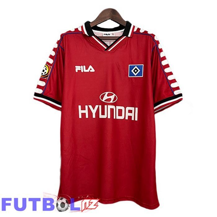 Camisetas De Futbol Hamburger SV Retro Tercera Rojo 2000-2001