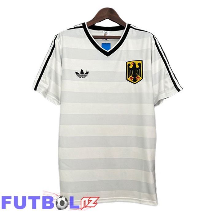 Camisetas De Futbol Alemania Retro Edición Especial Blanco 1984