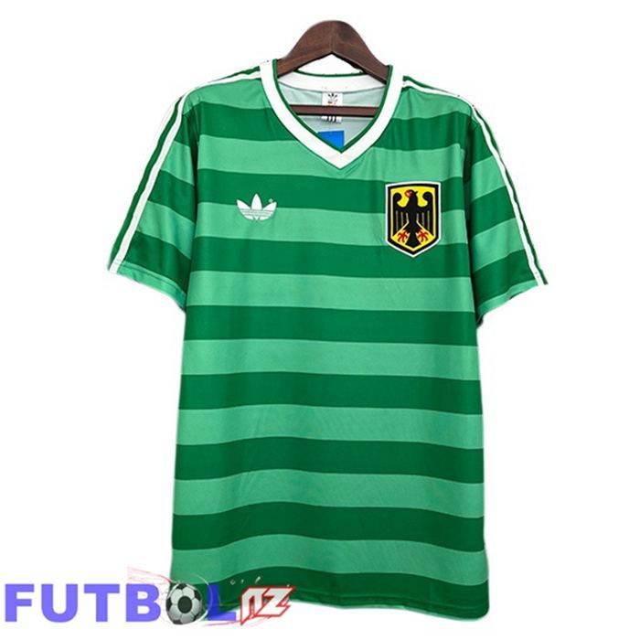 Camisetas De Futbol Alemania Retro Edición Especial Verde 1984