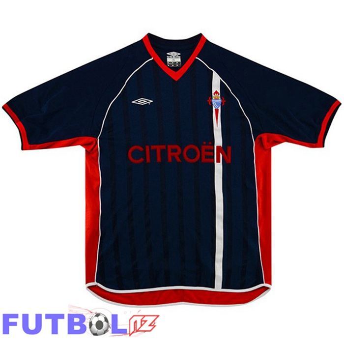 Camisetas De Futbol Celta Vigo Retro Tercera Negro 2001-2003