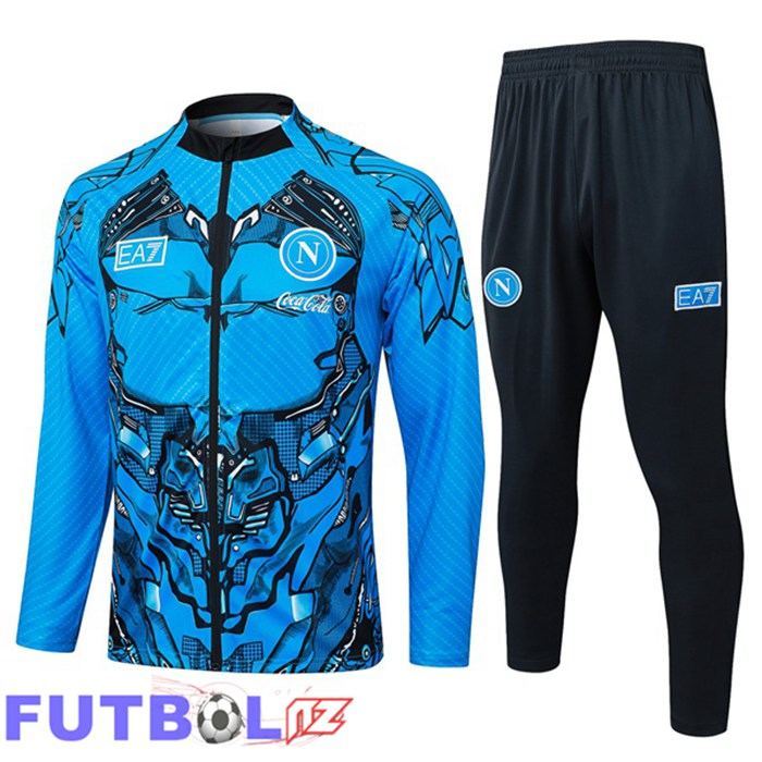 Chandal Equipos De Futbol - Chaqueta SSC Napoli Azul 2025/2026