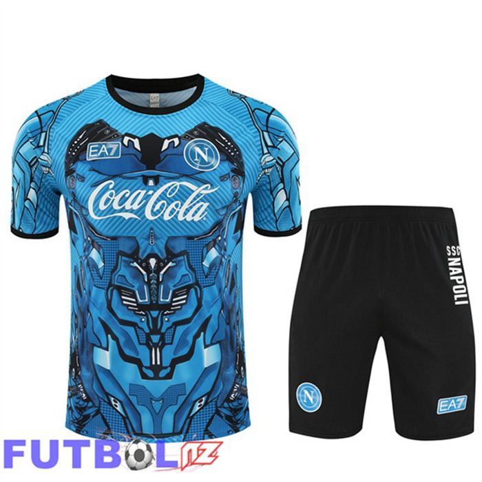 Camiseta Entrenamiento SSC Napoli + Cortos Azul 2025/2026