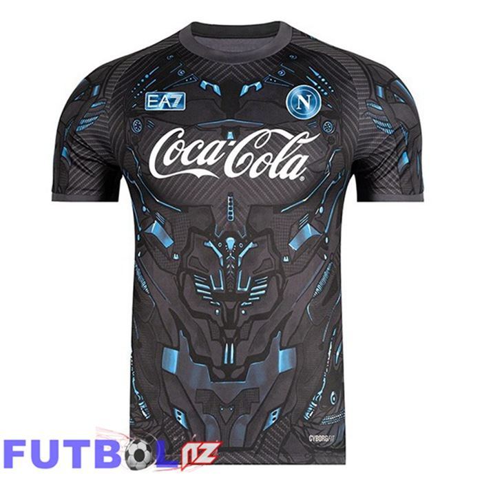 Camiseta Entrenamiento SSC Napoli Negro 2025/2026