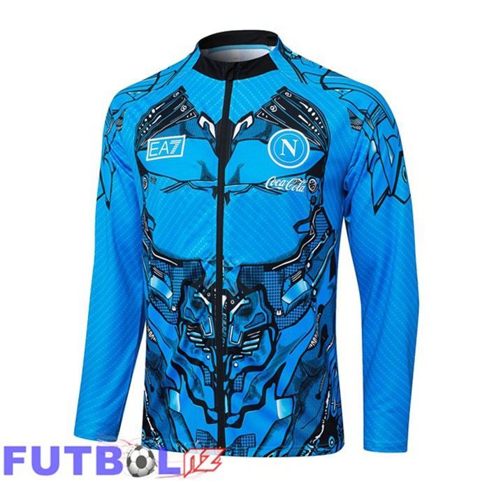 Chaquetas Futbol SSC Napoli Azul 2025/2026