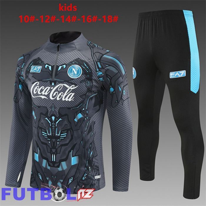 Chandal Equipos De Futbol SSC Napoli Ninos Gris 2025/2026