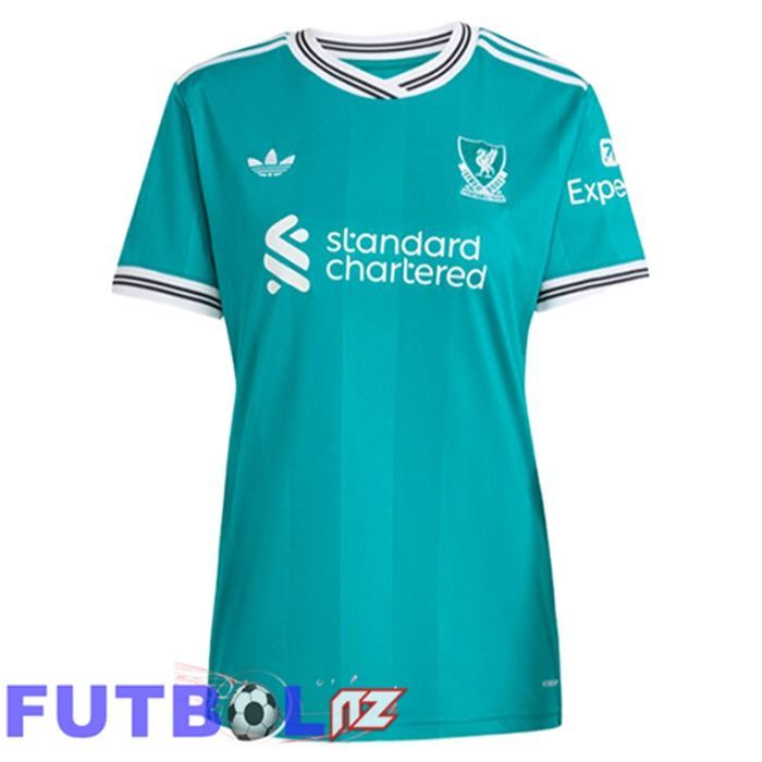 Camisetas De Futbol FC Liverpool Mujer Tercera 2025/2026