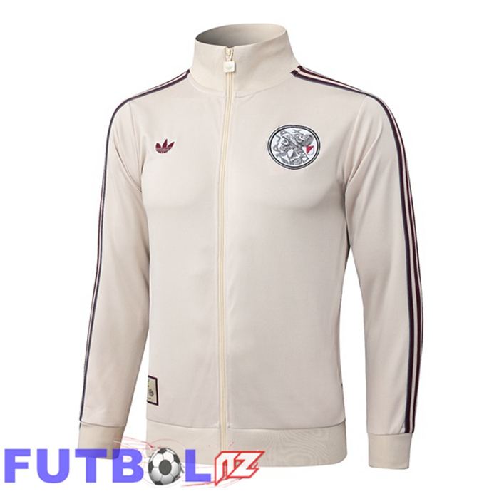 Chaquetas Futbol AFC Ajax Amarillo 2025/2026 Chaquetas Futbol AFC Ajax Amarillo 2025/2026