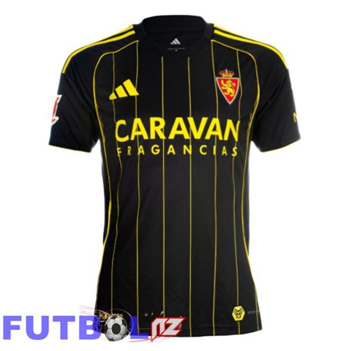 Camisetas De Futbol Real Zaragoza Segunda Negro 2025/2026