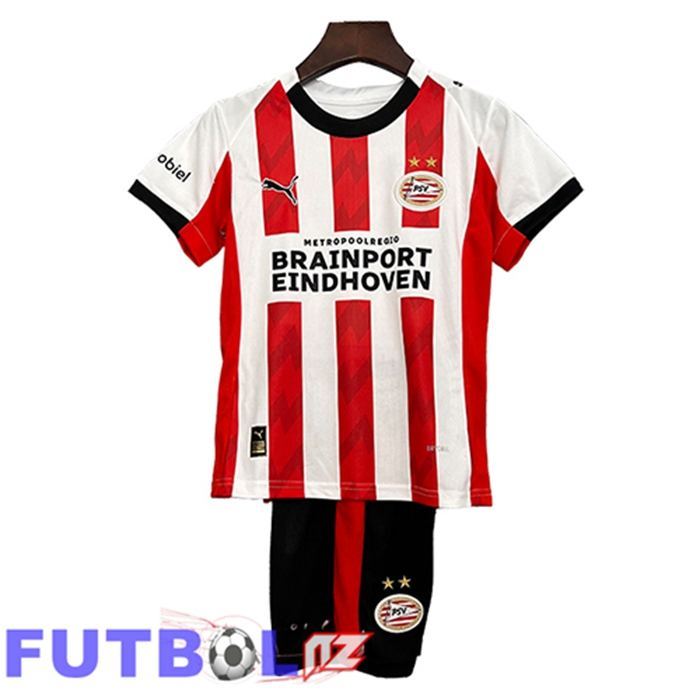 Camisetas De Futbol PSV Eindhoven Ninos Primera 2025/2026