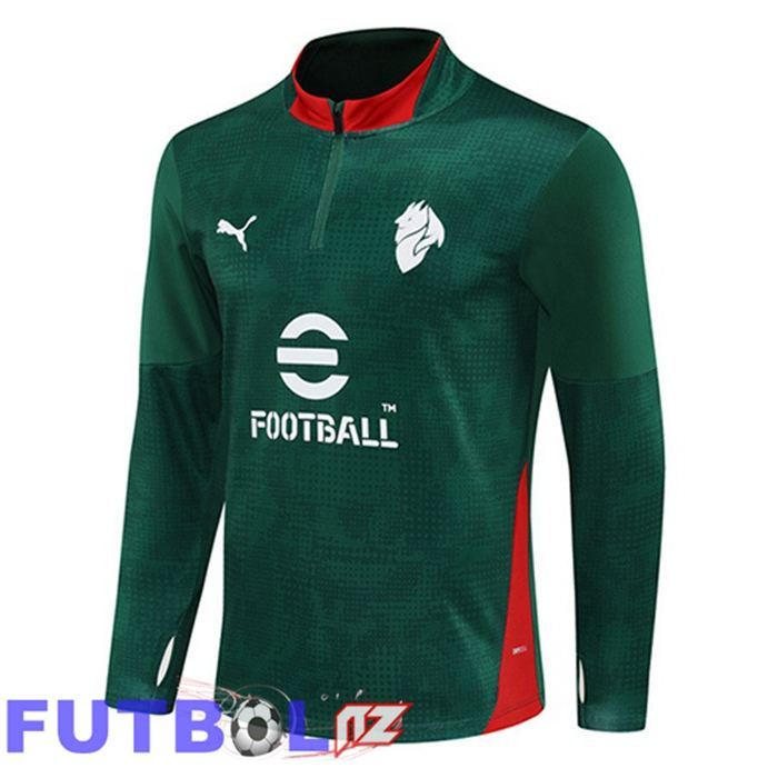 Sudadera De Entrenamiento AC Milan Verde 2025/2026