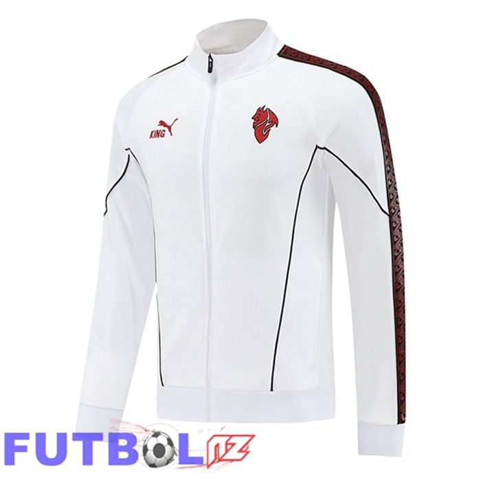 Chaquetas Futbol AC Milan Blanco 2025/2026