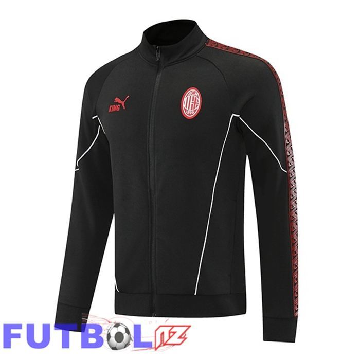 Chaquetas Futbol AC Milan Negro 2025/2026