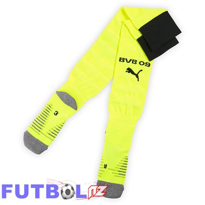 Calcetines De Futbol Dortmund BVB Segunda Verde 2025/2026 Calcetines De Futbol Dortmund BVB Segunda Verde 2025/2026