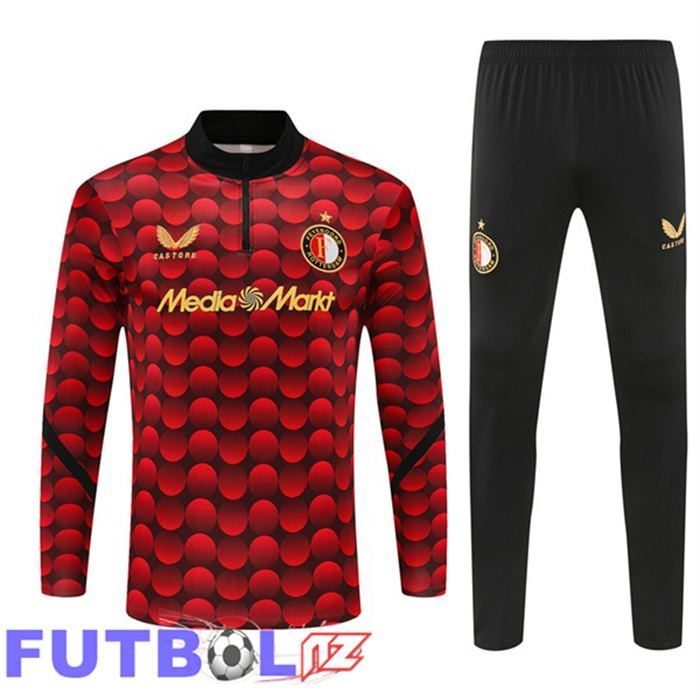 Chandal Equipos De Futbol Feyenoord Rojo 2025/2026 Chandal Equipos De Futbol Feyenoord Rojo 2025/2026
