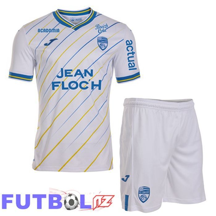Camisetas De Futbol FC Lorient Ninos Segunda Blanco 2025/2026