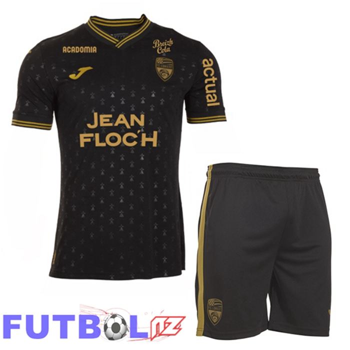 Camisetas De Futbol FC Lorient Ninos Tercera Negro 2025/2026