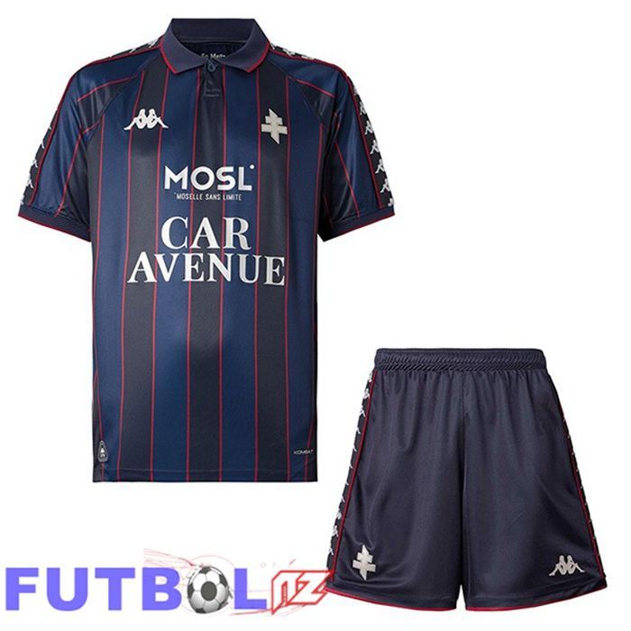 Camisetas De Futbol FC Metz Ninos Tercera Negro 2025/2026