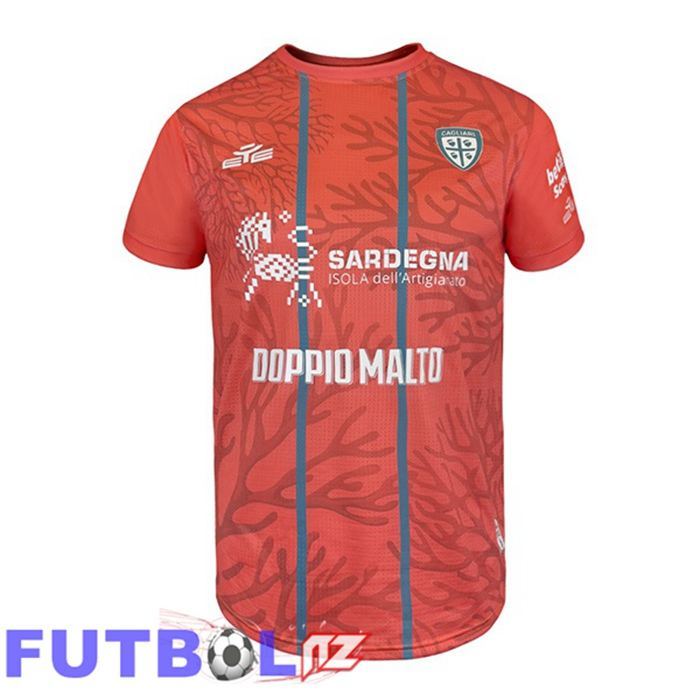 Camisetas De Futbol Cagliari Calcio Cuarta Rojo 2025/2026