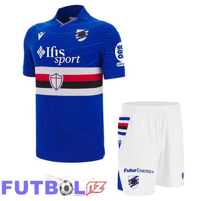 Camisetas De Futbol UC Sampdoria Ninos Primera Azul 2025/2026