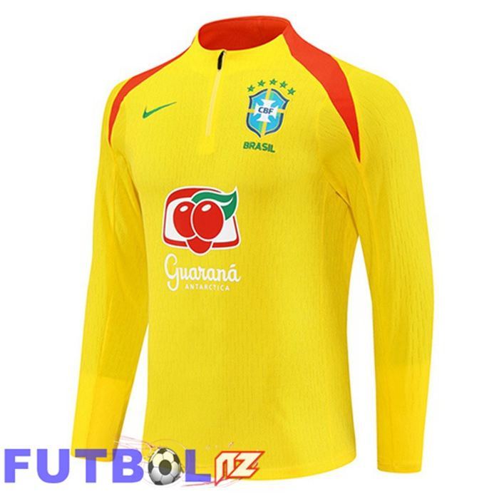 Sudadera De Entrenamiento Brasil Amarillo 2025/2026