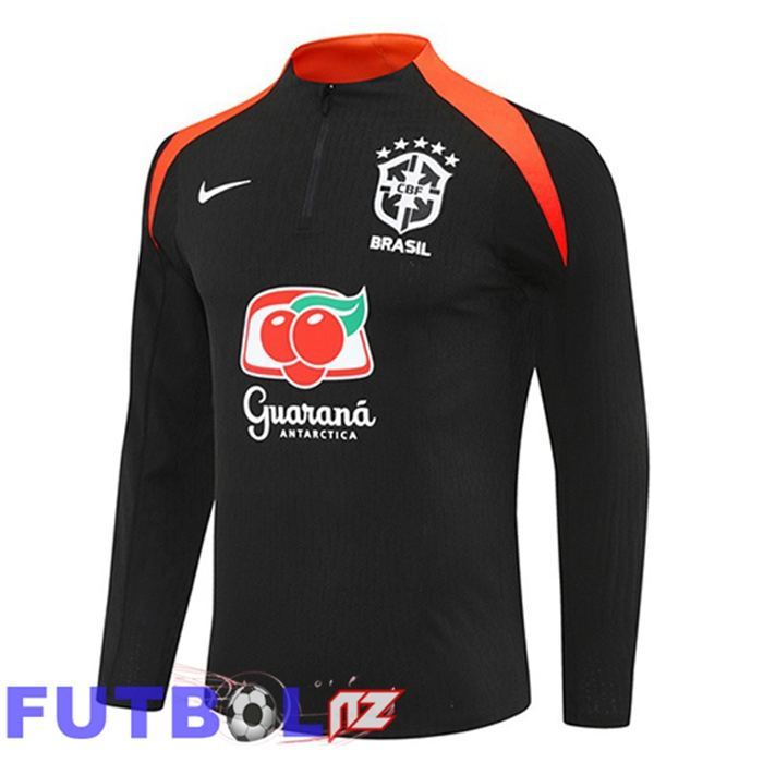 Sudadera De Entrenamiento Brasil Negro 2025/2026