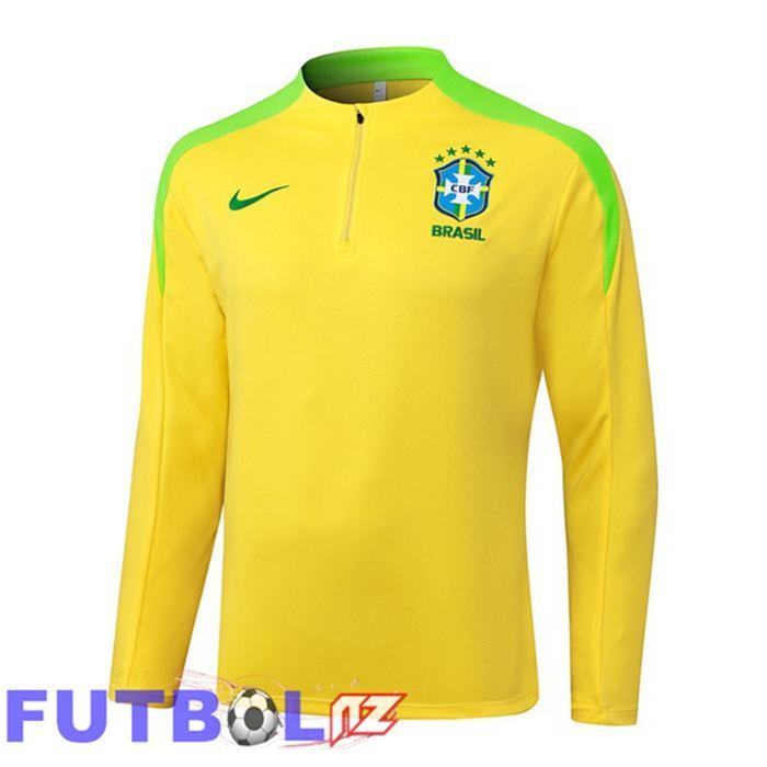 Sudadera De Entrenamiento Brasil Amarillo 2025/2026