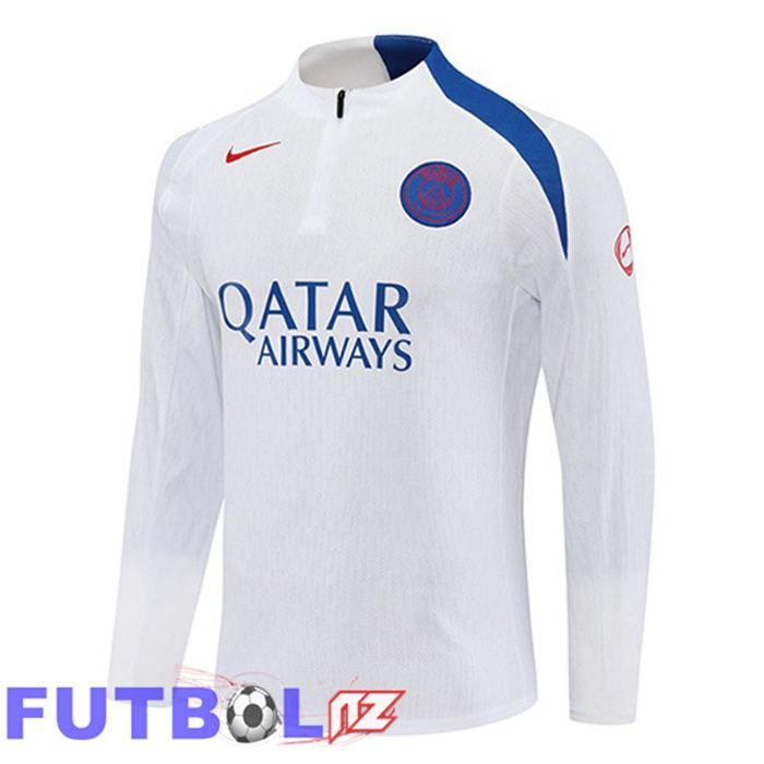 Sudadera De Entrenamiento Paris PSG Blanco 2025/2026