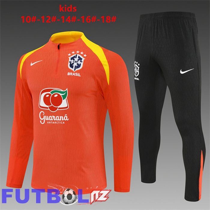 Chandal Equipos De Futbol Brasil Ninos Naranja 2025/2026