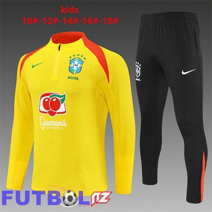 Chandal Equipos De Futbol Brasil Ninos Amarillo 2025/2026