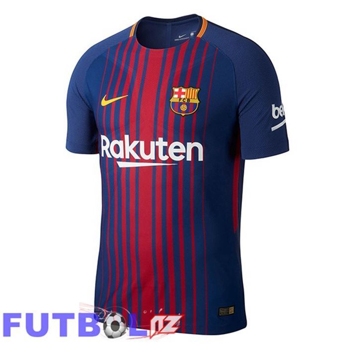Camisetas De Futbol FC Barcelona Retro Primera Azul Rojo 2017-2018