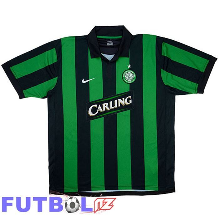 Camisetas De Futbol Celtic FC Retro Segunda Verde Negro 2006-2007
